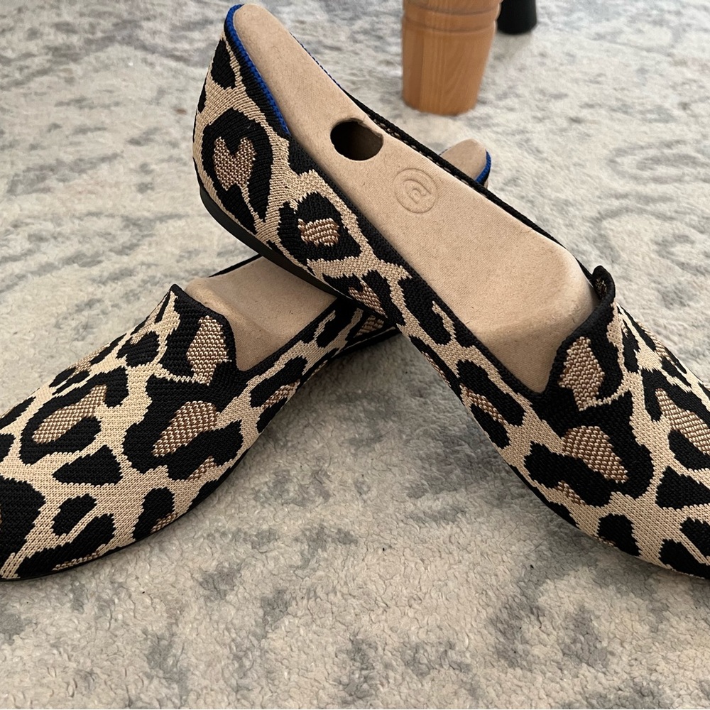 Rothy’s leopard loafers
